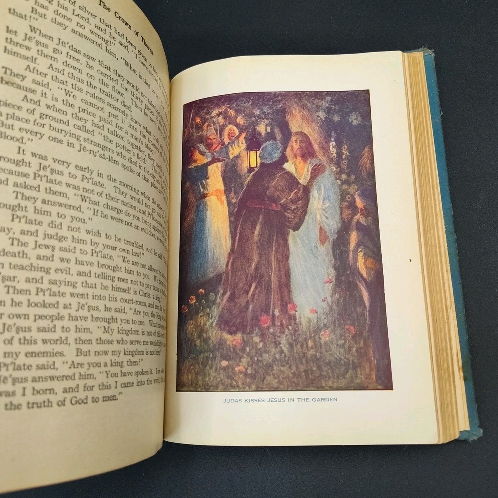ANTIQUE Hurlbut's Story of the Bible Book 1904 Edition Stories 📸SEE📏📸 - Picture 7 of 16